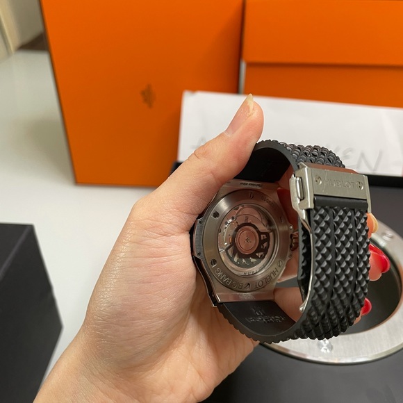 Hublot Big Bang Steel Diamonds 41 mm - Picture 4 of 5